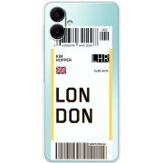Прозорий чохол BoxFace Samsung Galaxy A08 (A085) Ticket London