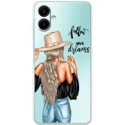 Прозорий чохол BoxFace Samsung Galaxy A08 (A085) Follow Your Dreams