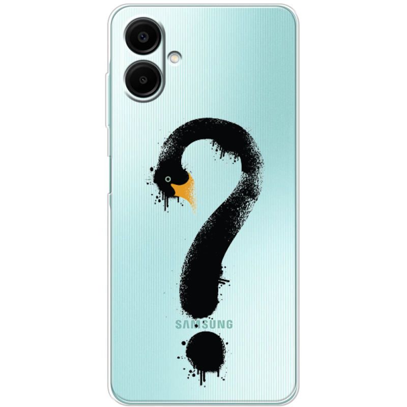 Прозорий чохол BoxFace Samsung Galaxy A08 (A085) Swan question
