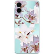 Прозорий чохол BoxFace Samsung Galaxy A08 (A085) Chinese Magnolia