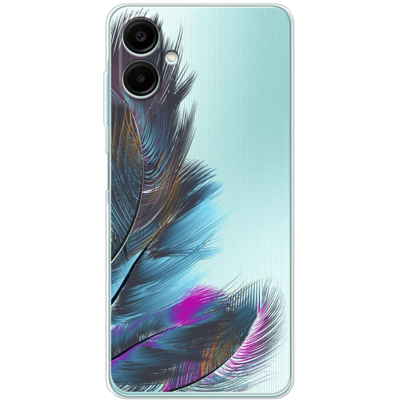 Прозорий чохол BoxFace Samsung Galaxy A08 (A085) Feathers
