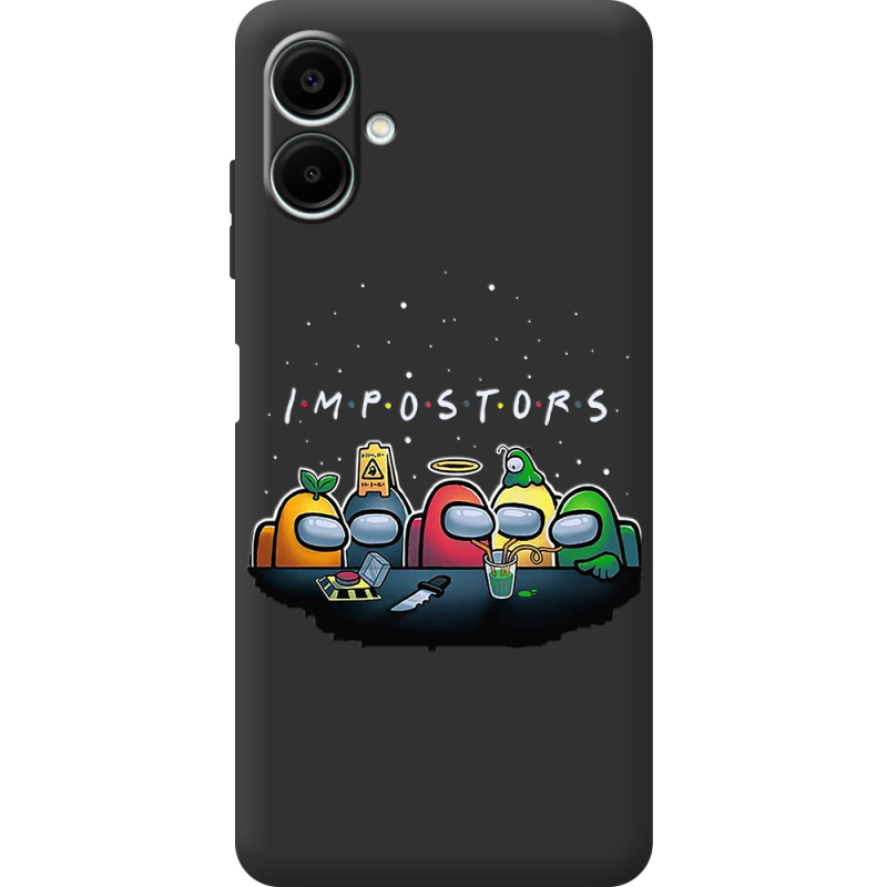 Чорний чохол BoxFace Samsung Galaxy A08 (A085) Among Us Impostors