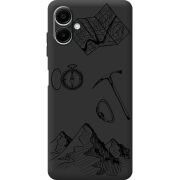 Чорний чохол BoxFace Samsung Galaxy A08 (A085) Mountains
