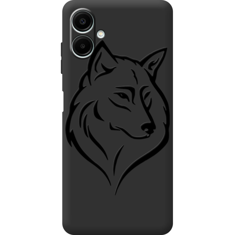 Чорний чохол BoxFace Samsung Galaxy A08 (A085) Wolf