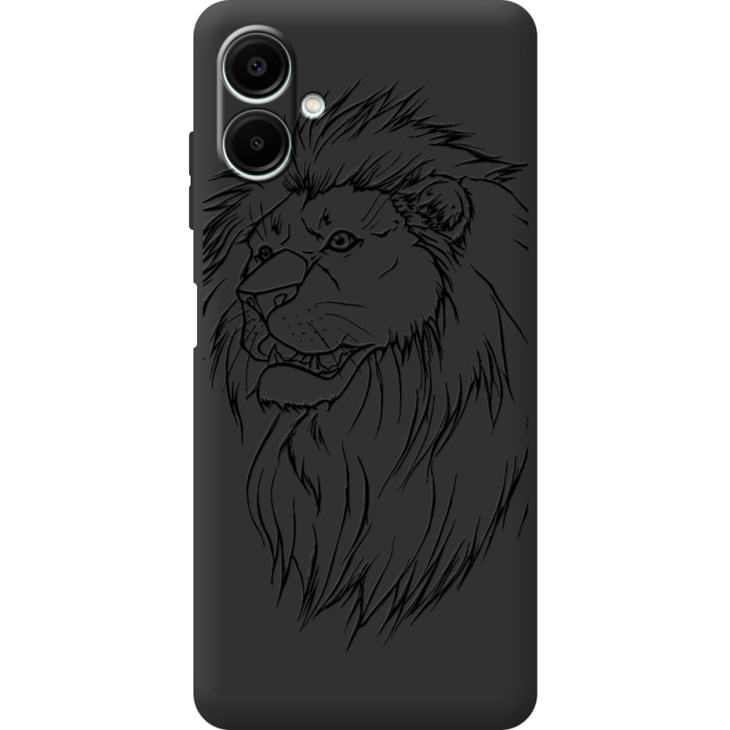 Чорний чохол BoxFace Samsung Galaxy A08 (A085) Lion