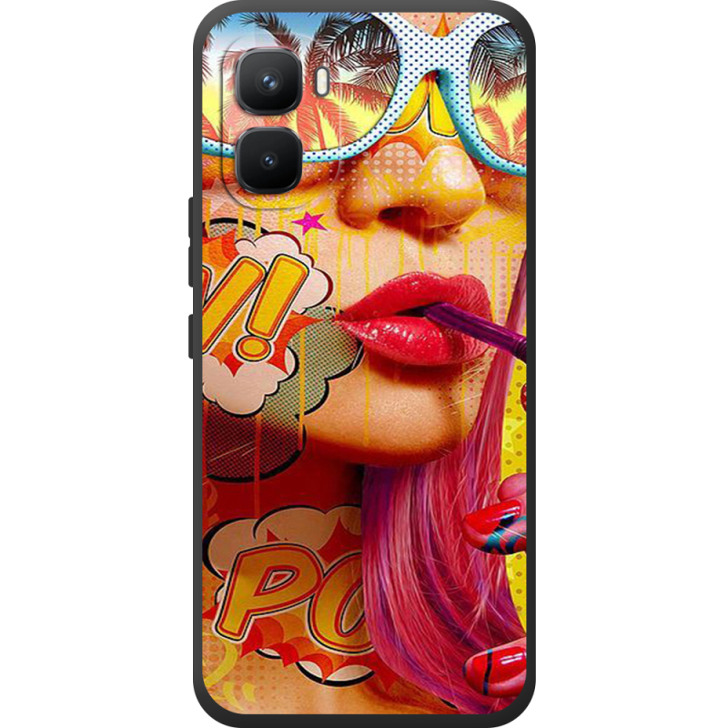 Чохол BoxFace Infinix GT 50 Pro Yellow Girl Pop Art