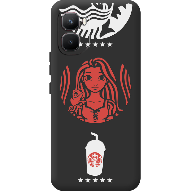 Чорний чохол BoxFace Infinix GT 50 Pro RedWhite Coffee