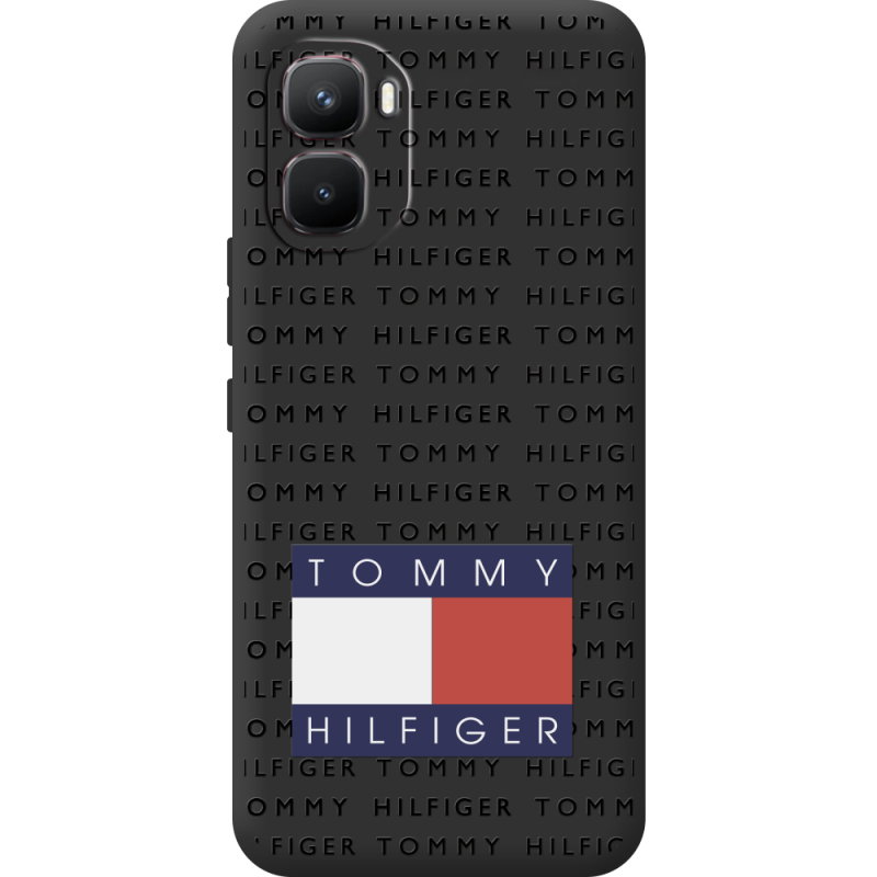 Чорний чохол BoxFace Infinix GT 50 Pro Tommy Print