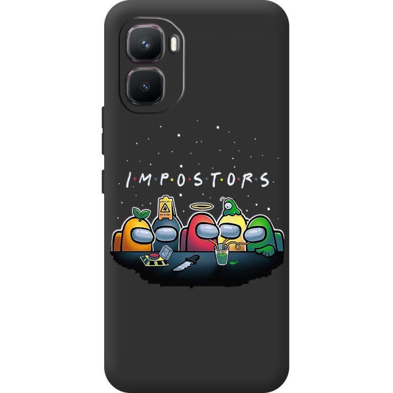Чорний чохол BoxFace Infinix GT 50 Pro Among Us Impostors
