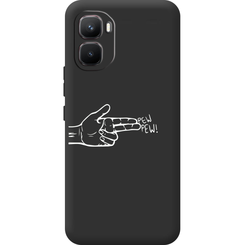 Чорний чохол BoxFace Infinix GT 50 Pro Pew Pew