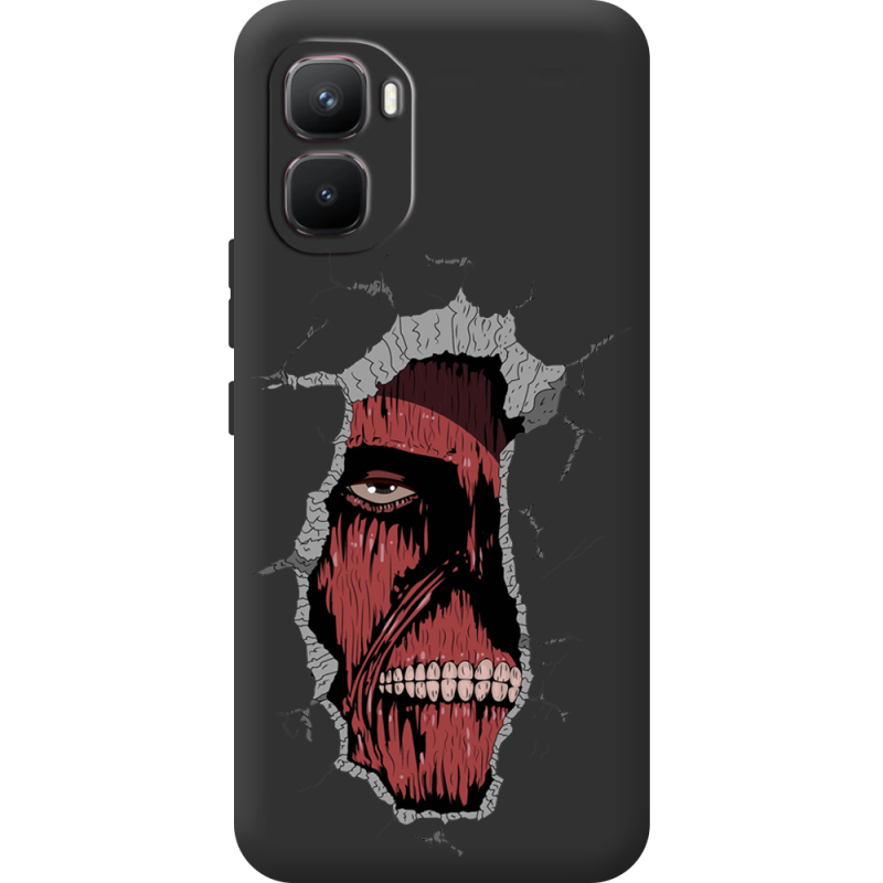Чорний чохол BoxFace Infinix GT 50 Pro Нападение на Титана