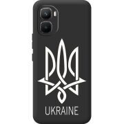 Чорний чохол BoxFace Infinix GT 50 Pro Тризуб монограмма ukraine