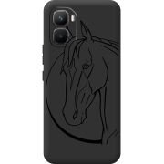 Чорний чохол BoxFace Infinix GT 50 Pro Horse