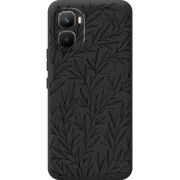 Чорний чохол BoxFace Infinix GT 50 Pro Leaves