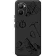 Чорний чохол BoxFace Infinix GT 50 Pro Mountains
