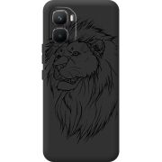 Чорний чохол BoxFace Infinix GT 50 Pro Lion