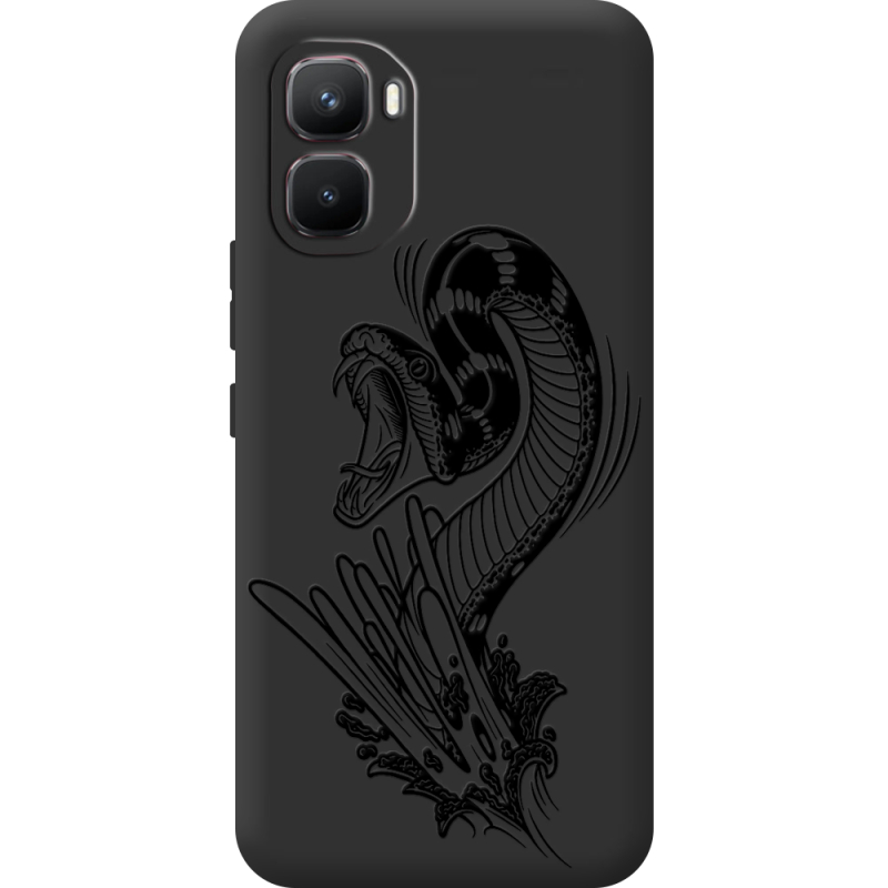 Чорний чохол BoxFace Infinix GT 50 Pro Snake