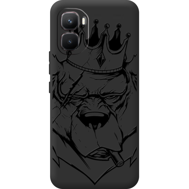 Чорний чохол BoxFace Infinix GT 50 Pro Bear King