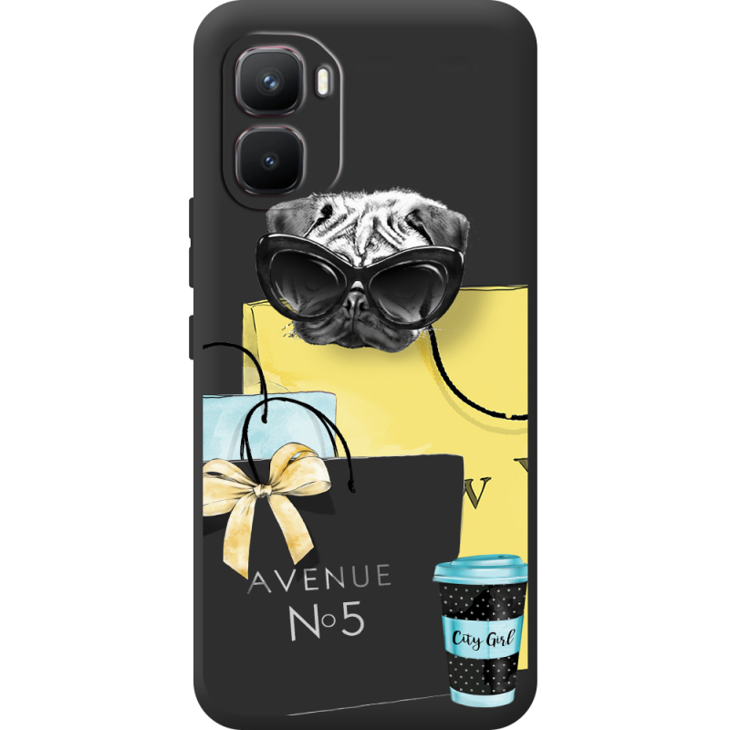 Прозорий чохол BoxFace Infinix GT 50 Pro Fashion Pug