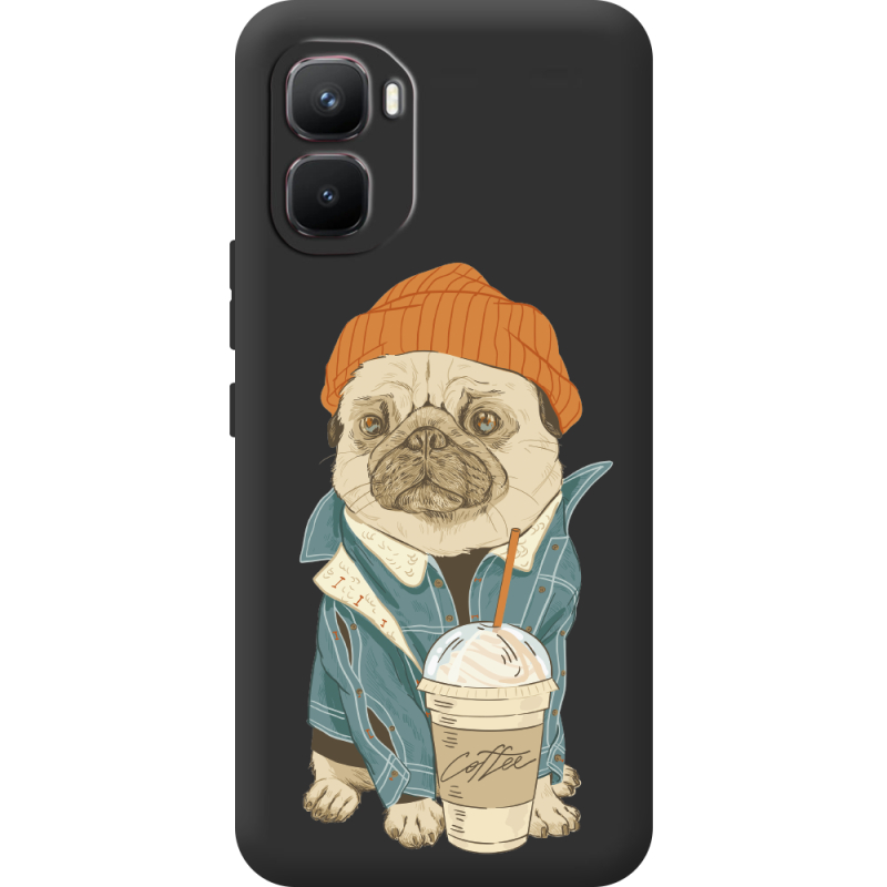 Прозорий чохол BoxFace Infinix GT 50 Pro Dog Coffeeman