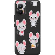 Прозорий чохол BoxFace Infinix GT 50 Pro с 3D-глазками Mouse