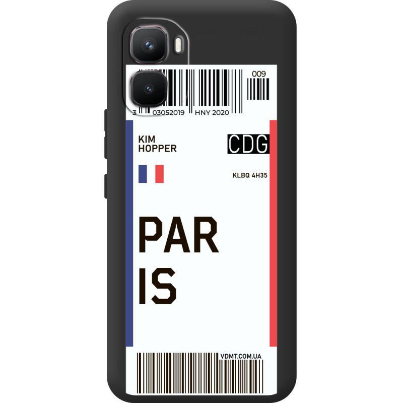 Прозорий чохол BoxFace Infinix GT 50 Pro Ticket Paris