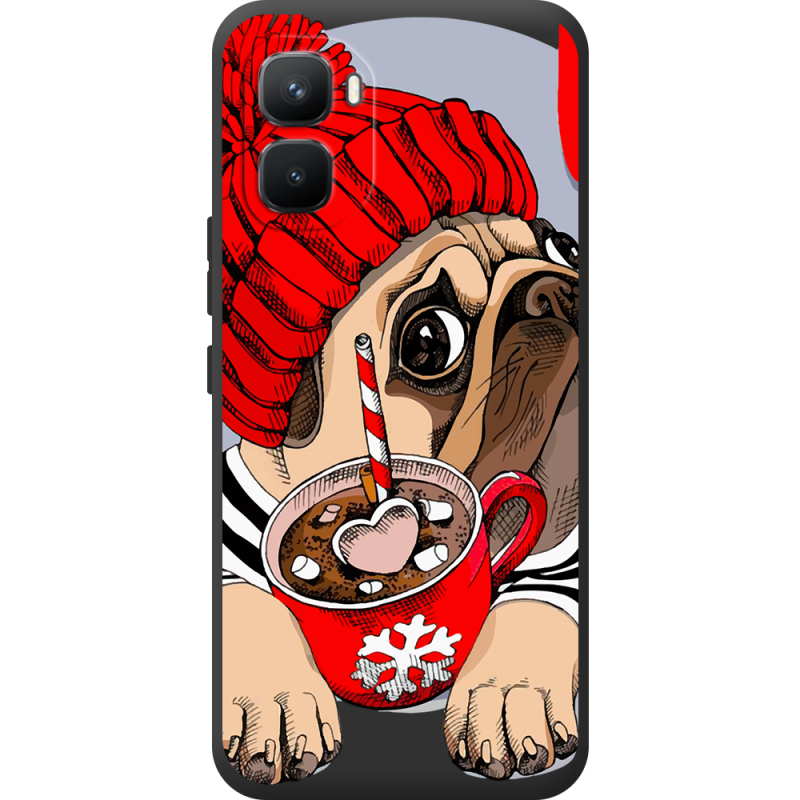 Прозорий чохол BoxFace Infinix GT 50 Pro Winter Puggy