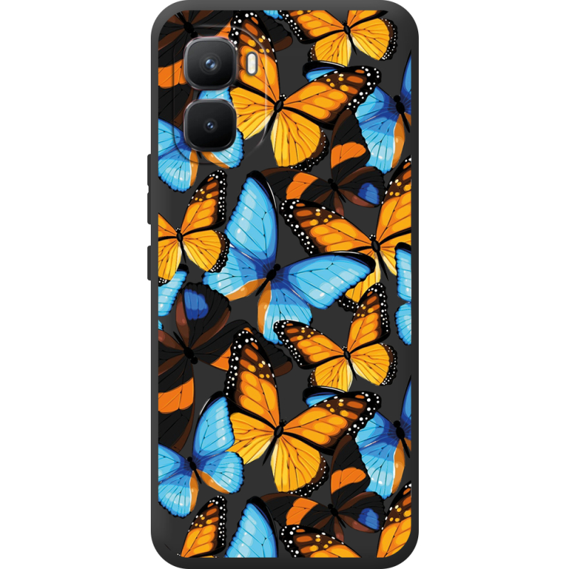 Прозорий чохол BoxFace Infinix GT 50 Pro Butterfly Morpho