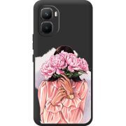 Прозорий чохол BoxFace Infinix GT 50 Pro Девушка с Пионами