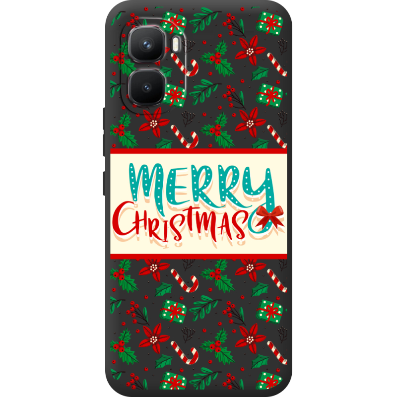 Прозорий чохол BoxFace Infinix GT 50 Pro Vintage Christmas Pattern