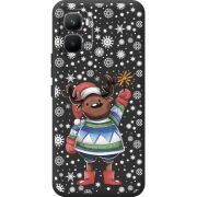 Прозорий чохол BoxFace Infinix GT 50 Pro Christmas Deer with Snow