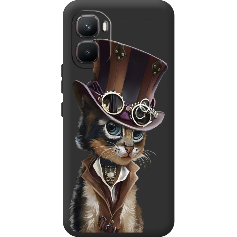 Прозорий чохол BoxFace Infinix GT 50 Pro Steampunk Cat