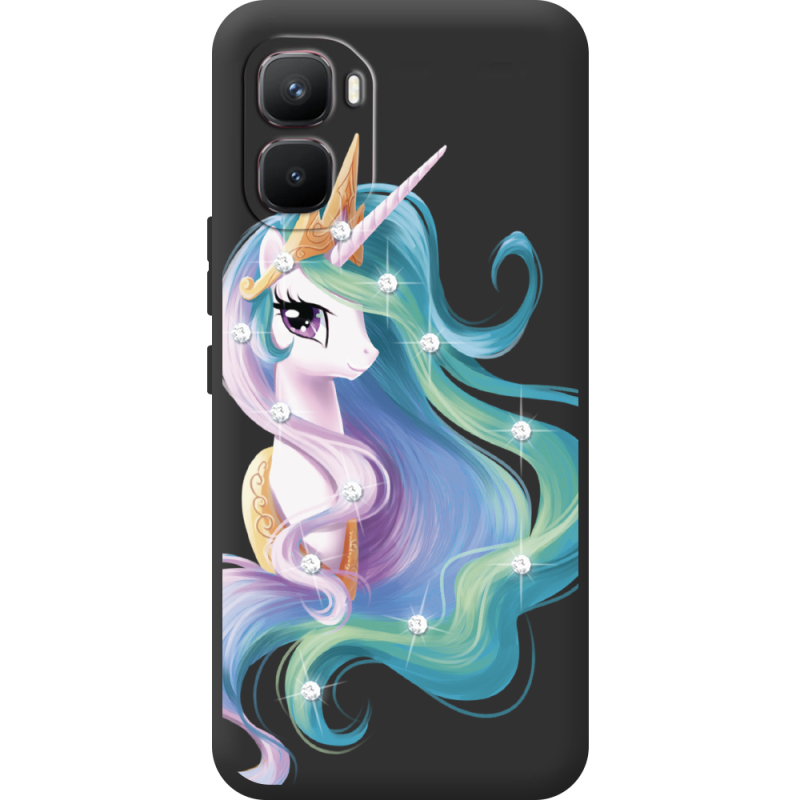 Чохол зі стразами Infinix GT 50 Pro Unicorn Queen