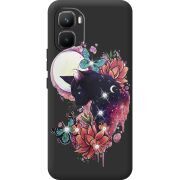 Чохол зі стразами Infinix GT 50 Pro Cat in Flowers