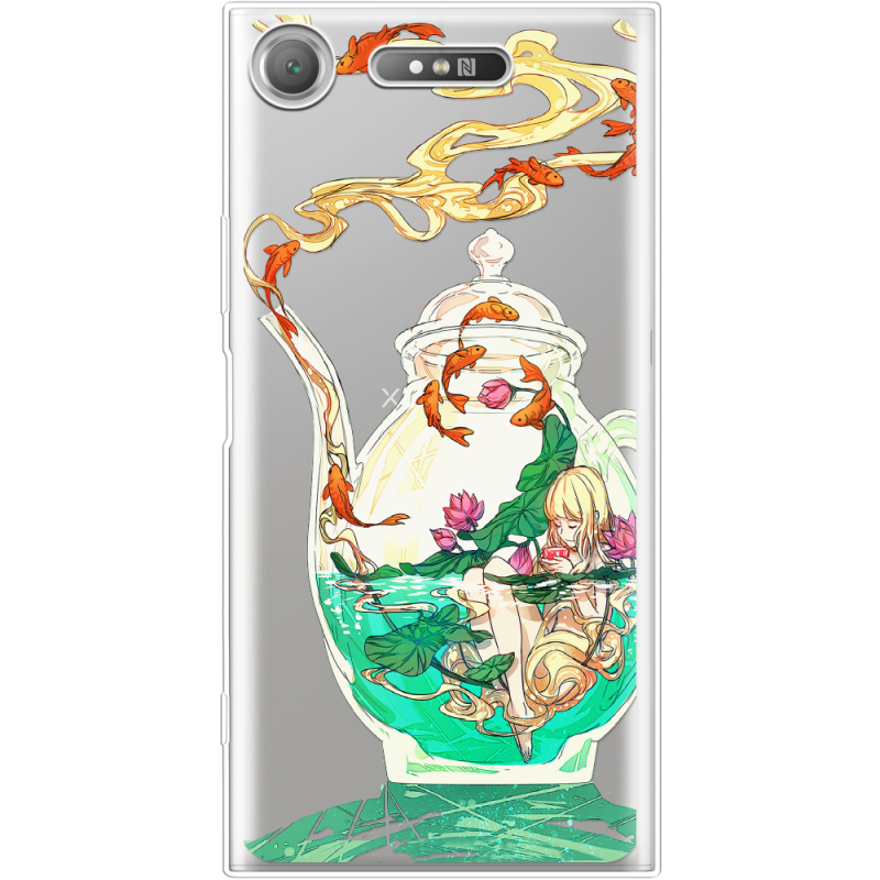 Прозрачный чехол Uprint Sony Xperia XZ1 G8342 Kettle