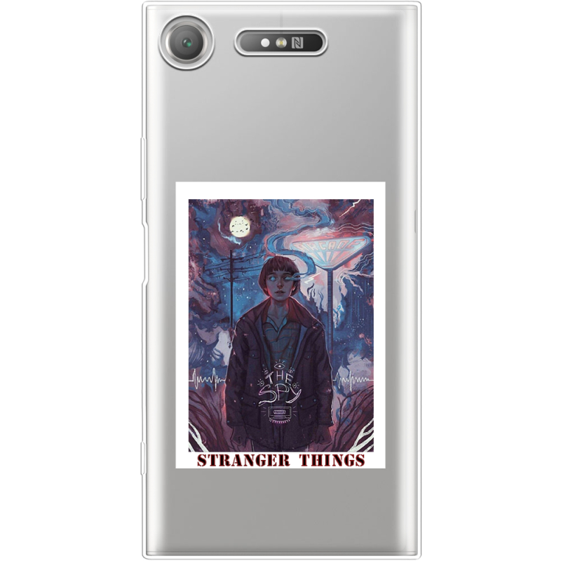 Прозрачный чехол Uprint Sony Xperia XZ1 G8342 Stranger Things