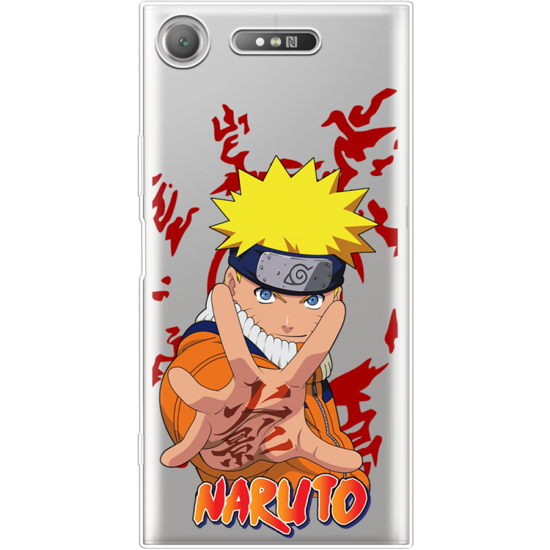 Прозрачный чехол Uprint Sony Xperia XZ1 G8342 Naruto