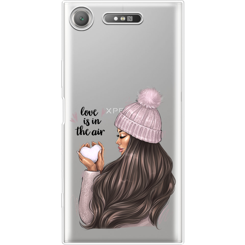 Прозрачный чехол Uprint Sony Xperia XZ1 G8342 love is in the air