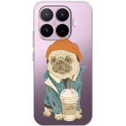 Прозорий чохол BoxFace Xiaomi 17T Dog Coffeeman