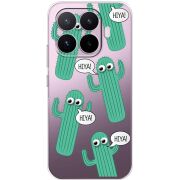 Прозорий чохол BoxFace Xiaomi 17T с 3D-глазками HIYA