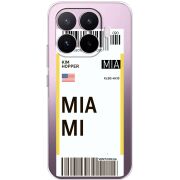 Прозорий чохол BoxFace Xiaomi 17T Ticket Miami