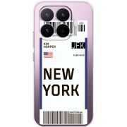 Прозорий чохол BoxFace Xiaomi 17T Ticket New York