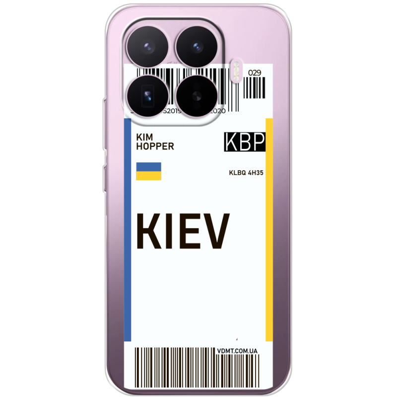Прозорий чохол BoxFace Xiaomi 17T Ticket Kiev