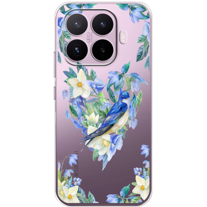 Прозорий чохол BoxFace Xiaomi 17T Spring Bird
