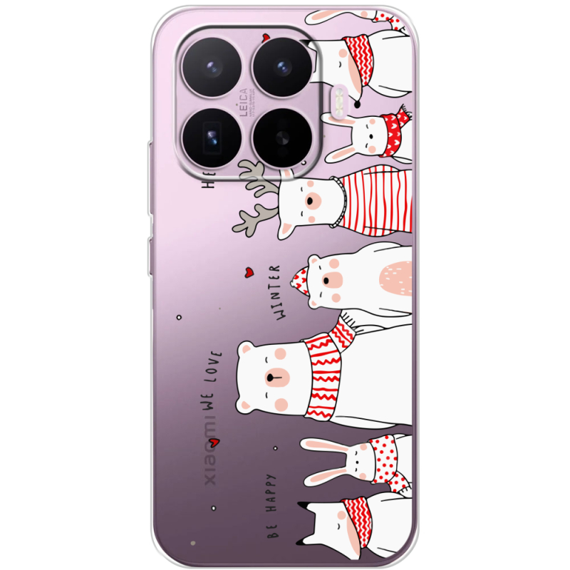 Прозорий чохол BoxFace Xiaomi 17T The Friendly Beasts