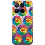Прозорий чохол BoxFace Xiaomi 17T Hippie Flowers