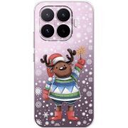 Прозорий чохол BoxFace Xiaomi 17T Christmas Deer with Snow