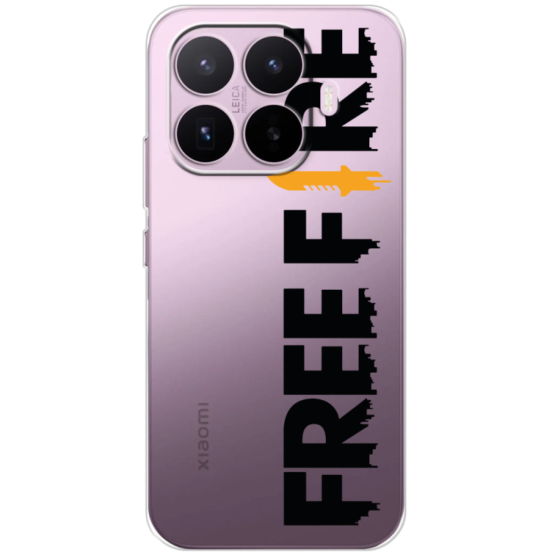 Прозорий чохол BoxFace Xiaomi 17T Free Fire Black Logo