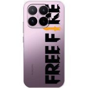Прозорий чохол BoxFace Xiaomi 17T Free Fire Black Logo
