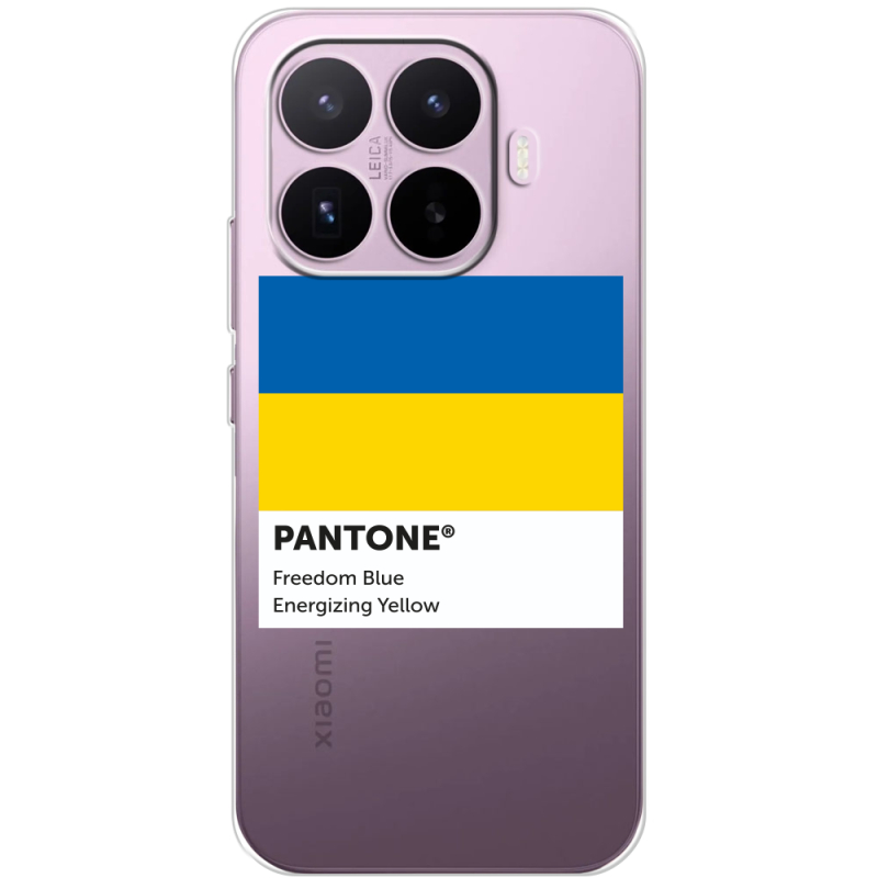 Прозорий чохол BoxFace Xiaomi 17T Pantone вільний синій